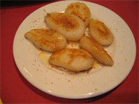  Huevas de sepia al ajo y pimentón