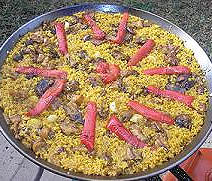  Paella con conejo