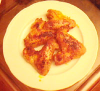 Alas de pollo con jengibre y ajo