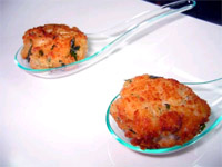 Albóndigas de bechamel con champiñón