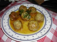 Albóndigas de pollo