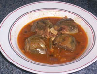 Alcachofas guisadas