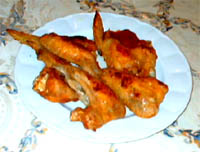 Alitas de pollo