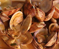 Almejas a la andaluza.