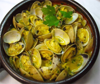 Almejas a la marinera