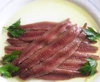 Anchoas en salazón