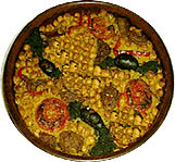 Arròs al forn en fesols i nap