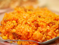 Arroz a la naranja