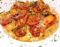 Arroz con camarones