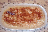 Arroz con leche con vainilla