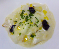 Bacalao a la crema.