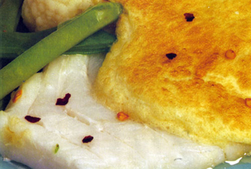 Bacalao con mousse de ali oli