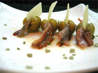 Banderillas de aceitunas