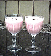 Batido de fresas
