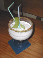 Batido de manzana y coco rallado