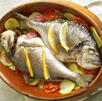 Besugo al horno