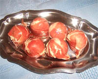 Bombones de jamón a las finas hierbas