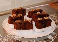 Brownie al microondas