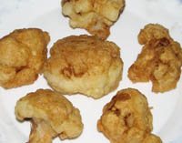 Buñuelos de coliflor