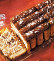 Cake de helado de chocolate