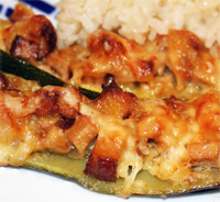 Calabacines vegetarianos