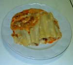 Canelones, masa