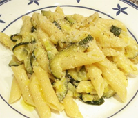 Carbonara de calabacines