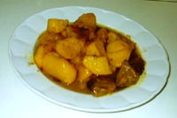 Carne con patatas y cominos