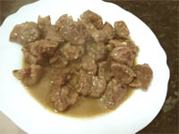 Carrillada ibérica en salsa