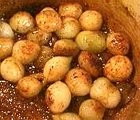 Cebollitas glaseadas