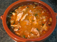 Chipirones encebollados