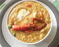 Chupe de camarones (cangrejos de rio)