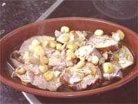 Cinta de lomo asada al whisky