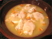 Cocochas de bacalao al pil pil