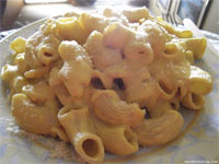 Coditos en salsa Huancaina