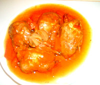 Codornices en salsa