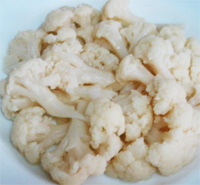 Coliflor cocida