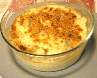 Coliflor gratinada