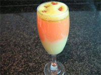 Copa de espuma de gazpacho