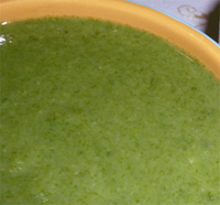 Crema de espinacas
