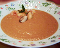 Crema de marisco