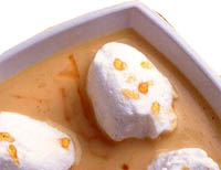 Crema de merengue y chocolate