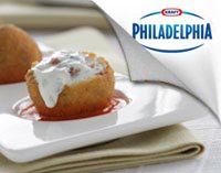 Croquetas de  jamón y philadelphia
