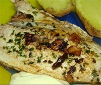 Dorada a la espalda