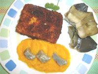 Empanizado de feta 