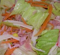 Ensalada china (salsa blanca agridulce)