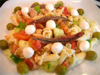 Ensalada con pasta Gigli