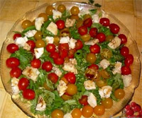 Ensalada de Canónigos con Queso de Cabra