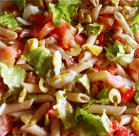 Ensalada de pasta con atún