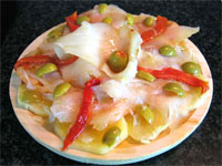 Ensalada de patatas y bacalao